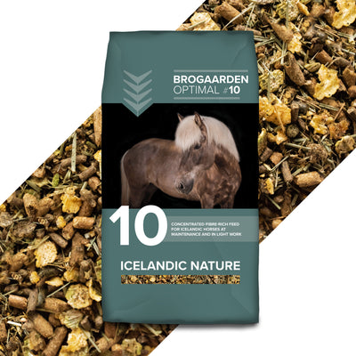 Konzentriertes rohfaserhaltiges Futter für Islandpferde im Erhaltungsbedarf und in leichter Arbeit.