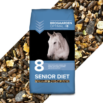 Optimal 8 - Senior Diet bist futter für ältere Pferde und Ponys, die zusätzliche Kalorien und Stütze benötigen.